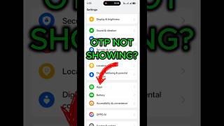 How to Fix OTP Not Showing on Android 📩