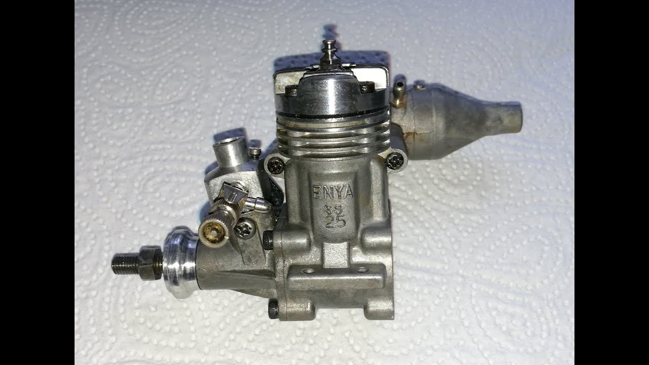 Enya SS 25 Iron Liner / Piston Cleaned and Tested