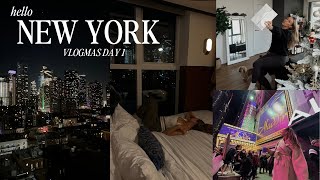 VLOGMAS DAY 1 | new york city travel vlog & iPad giveaway!