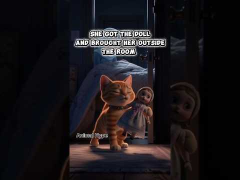 Evil doll 🎎 😺🙀😱😾 #cat #ytshorts #evildoll