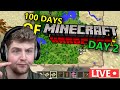 Living on the Edge: 100 Days of Hardcore Minecraft! - Live