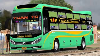 Mod Skin Tuấn Tú Limousine Thaco Mobihome 2023 24 Phòng Proton Bus Simulator Road