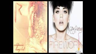Rihanna vs. katy perry (mash-up) california king bed and firework