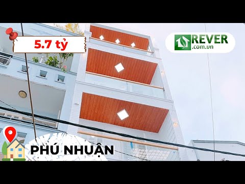 5.7 tỷ - Bán nhà sang trọng hẻm xe hơi Thích Quảng Đức Phú Nhuận, 4 Lầu với 3 phòng ngủ - REVER