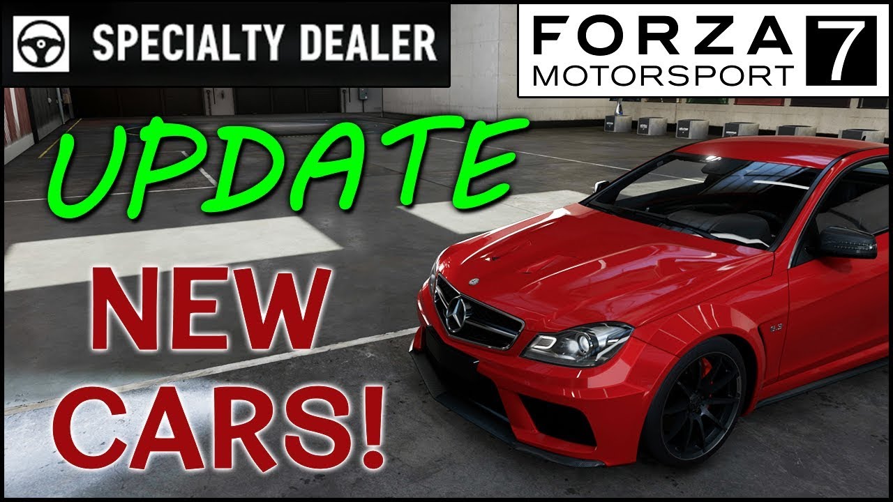 Forza Motorsport 7 Specialty Dealer UPDATE New Exclusive Cars! Forza