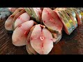 Perfect Seer Fish Slicing | Fastest King Fish Slicing