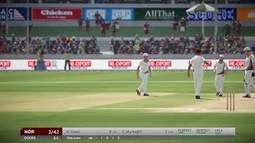 Don Bradman Cricket 17 first wicket lbw on yorker
