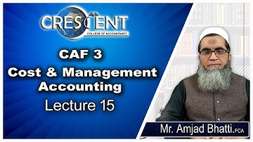 CAF-3-Sir-Amjid -Lecture-15