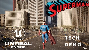 A Superman Style Flight Experience - Unreal Engine 5 Tech Demo - Optimized City