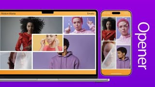 Minimalistic Split Screen and Multiscreen Slideshow