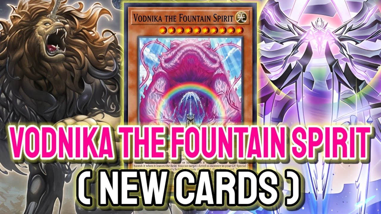New Aqua Support Cards !!🐸 YGOPRO - Vodnika the Fountain Spirit | Tistina Jan.2026 | New Cards