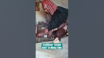 Himba woman cleans the skin with smoke to get rid of insects #himba #tribe #africa #namibia #tribal