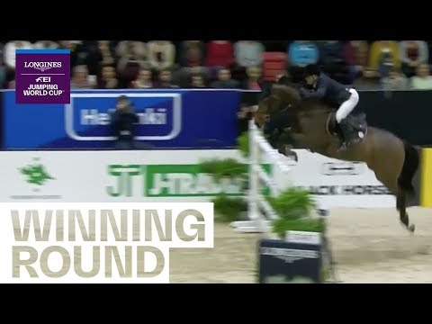 Great performance by Robert Whitaker &amp; Catwalk IV | Winning Round | Longines FEI Jumping World Cup™