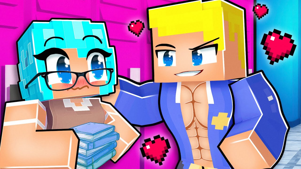 Sono Innamorato della SECCHIONA a Scuola su Minecraft...