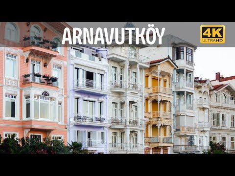 İstanbul Arnavutköy Yalıları ve Rumeli Yakası Sokaklarında Yürüyüş | İstanbul Nisan 2020 | 4K 60 FPS