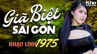 Giã Biệt Sài Gòn - Trường Lê | Nhạc Lính Xưa Thời Chiến 1975 Không Quảng Cáo