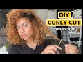 DIY: How to Cut Your Curly Hair in Layers | Step-by-Step Tutorial