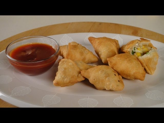 Jain Paneer Corn Samosa | Gujarati Special Recipes | Sanjeev Kapoor Khazana