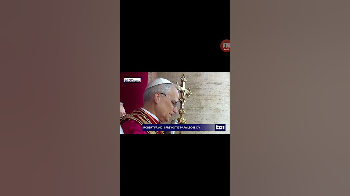 le prime parole del nuovo Papa Leone XIV #PAPALEONEXIV
