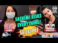 GIRL FIGHT at Poker Table! ♠ Live at the Bike!