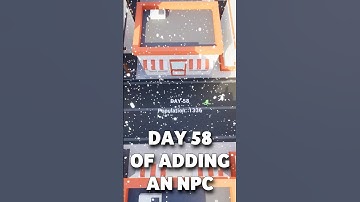SNOW IS FALLING IN THE NPC CITY!! [Day 58] #unrealengine #gamedev #simulator #indie #npc