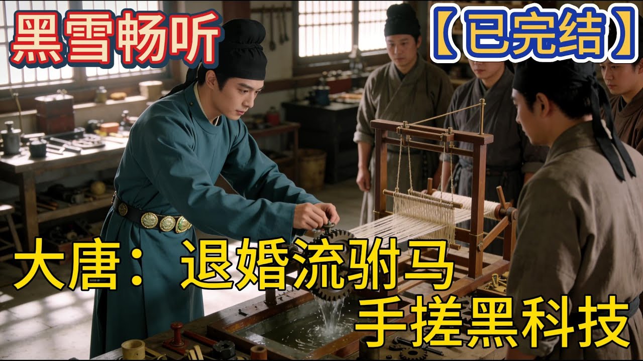 【已完结】🔥《大唐：退婚流驸马，手搓黑科技》🔥#爽文 #大唐 #系统 #热血 #一口气看完 #有声小说