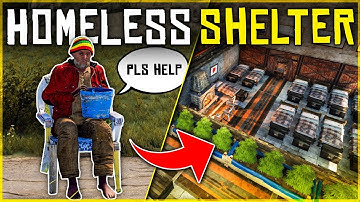 Running a HOMELESS SHELTER for NEW PLAYERS - Rust Shop Roleplay