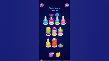 Nut Sort | Level 28 #games #gaming #gameplay #mobilegame #nutgames