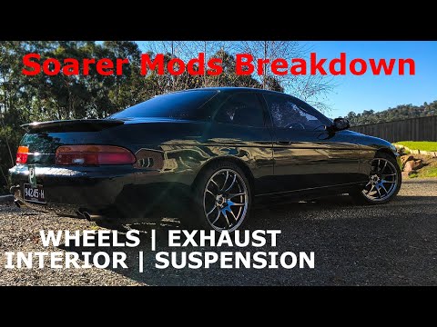 Toyota Soarer mods breakdown | Work wheels | Blitz Exhaust | Interior