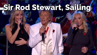 Rod Stewart — Sailing Full Performance at Festival of Remembrance 2025 #rodstewart