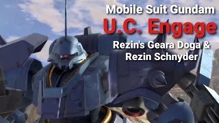 MOBILE SUIT GUNDAM U.C. Rezin's Geara Doga & Rezin Schnyder Showcase!