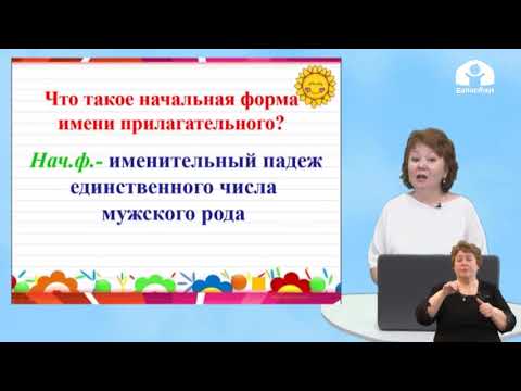 Русский язык 4 класс / Тема: Грамматические признаки имени прилагательного