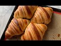 How to make a croissant very easy วิธีการทำครัวซองง่ายมากๆ ไม่ต้องรีดเนย