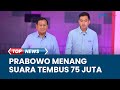 Rekapitulasi KPU Prabowo-Gibran Menang di 29 Provinsi atas Anies dan Ganjar, Suara Tembus 75 Juta