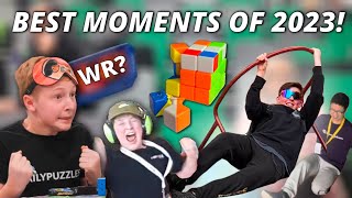 BEST MOMENTS OF 2023! | Annual Rubik's Cube Highlight Montage