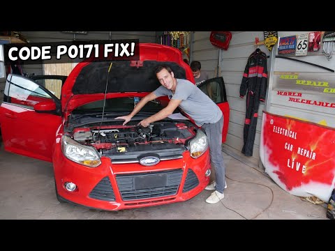 FORD FOCUS CODE P0171 SYSTEM TOO LEAN FIX 2011 2012 2013 2014 2015 2016 2017 2018