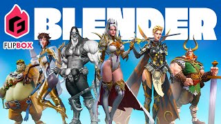 Rise of The Character Artist - Blender FlipBox