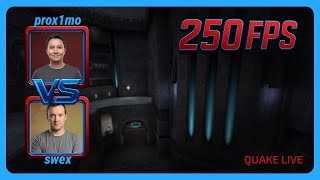 swex vs prox1mo | 250FPS Quake Season 4 | BO3 | Quake Live