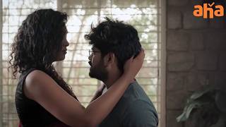 Best Romantic Scene | Honeymoon Rom Com Web Series | Sanjana Anand | Nagabhushana | Aha