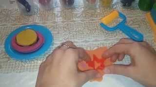 Creative Plasticine Приготовления морского торта) Cooking sea cake))))