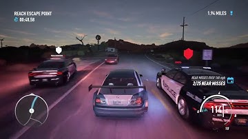 Most Wanted BMW M3 Bait Crate Pursuit // Liberty Desert // Need for Speed Payback