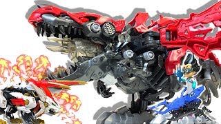 【ZOIDSWILD】Most fear DEATH REX vs WILD LIGER