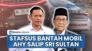 Viral Video Mobil AHY Diduga Salip Kendaraan Sri Sultan HB X yang Antre di Lampu Merah, Staf Bantah