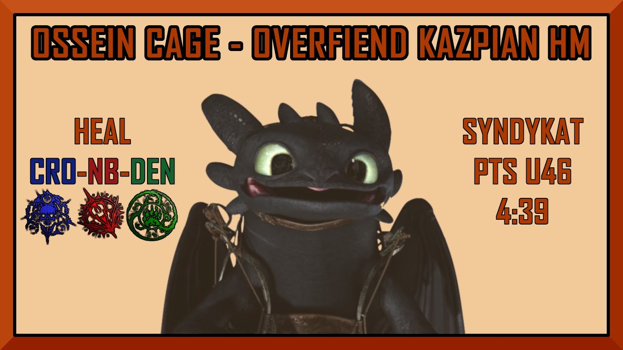 ESO PTS U46 OSSEIN CAGE OVERFIEND KAZPIAN HM | 
