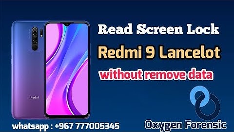 Read Screen Lock (Redmi 9) without lose userdata - Oxygen Forensic