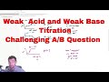 Weak Acid and Weak Base Titrated at Equivalence Point AP Chemistry Example Question Q1, part D 2021