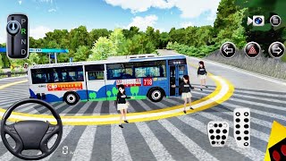 New Express bus driving in mountain path 3D Driving Class| Android & iOS Gameplay. screenshot 5