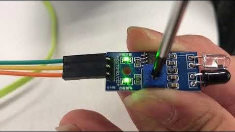 적외선 장애물 감지 센서 감도 조절 방법