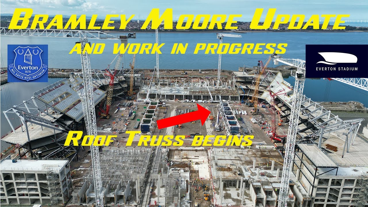 Bramley Moore update and work in progress including new roof truss