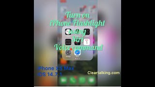 How to turn the iPhone flashlight on or off using Siri Voice Command or the Control Center screenshot 2